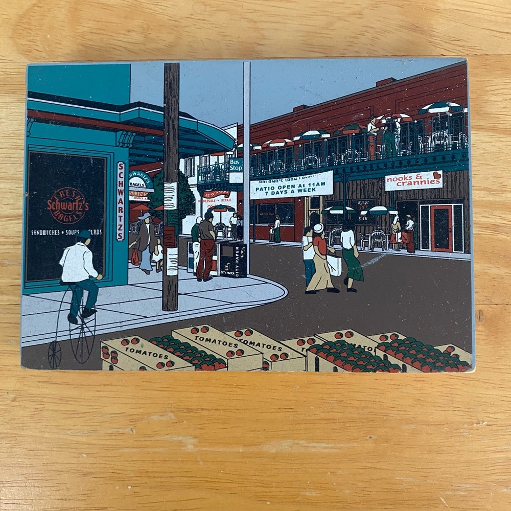 1999 Hometowne Collectibles Pittsburgh The Strip District Shelf Sitter